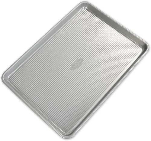 Vista 2 de USA Pan Global - Bandeja de media hoja de aluminio antiadherente