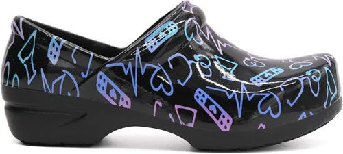 Vista 8 de Anywear SR Angel - Zuecos de enfermería, zapatos de trabajo antideslizantes para mujeres y hombres, zapatos de lactancia acolchados antideslizantes