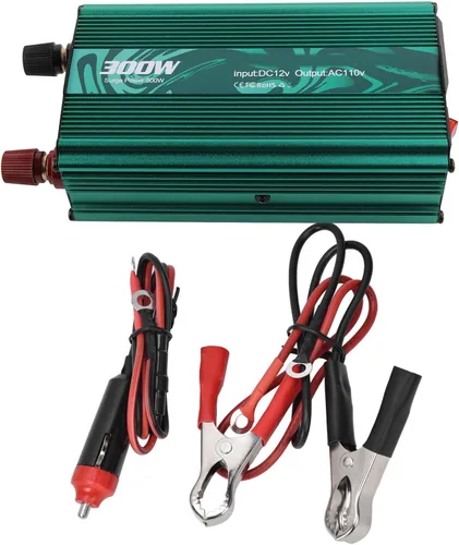 Vista 2 de Inversor sinusoidal puro, inversores de corriente de 3000 W, convertidor de CC a CA, inversores de potencia sinusoidal de aleación de aluminio, Verde