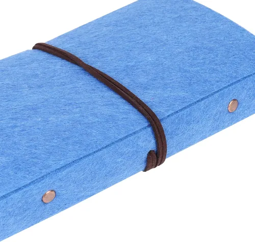 Vista 4 de co2CREA Travel Case Replacement for Yoto Audio Card Portfolio Case - Holds up to 180 Yoto Cards - Designed to Hold Yoto Player Audio Cards（Blue）