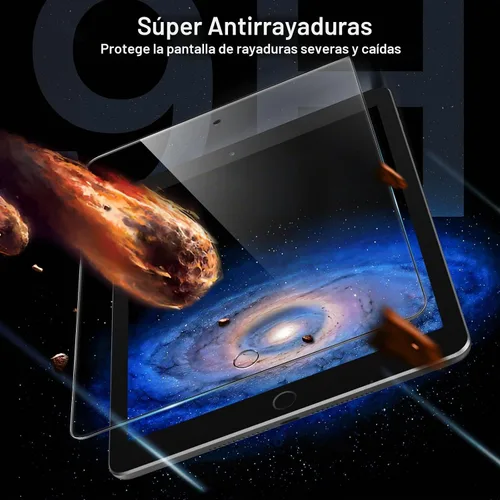 Vista 4 de JETech Protector de pantalla para iPad 6/5, Air 2/1, Pro 9.7, paquete de 2