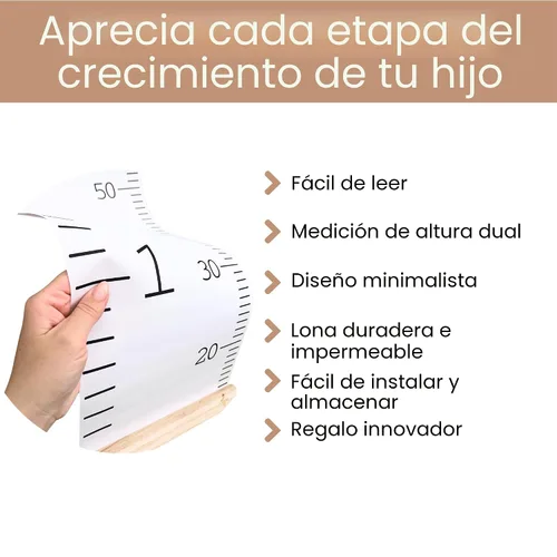 Vista 6 de Tabla de crecimiento para niños, tabla de altura para niños, tabla de pared