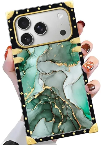 Vista 105 de Funda compatible con iPhone X/Xs, TPU suave de lujo y parte trasera de policarbonato duro para niñas y mujeres, funda protectora a prueba de golpes