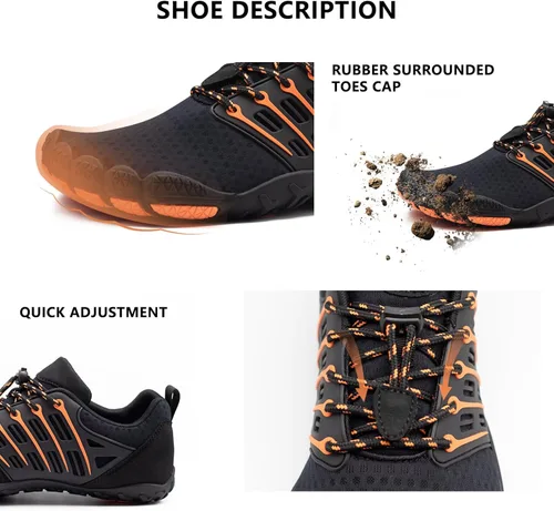 Vista 3 de North Bund Zapatos de agua para hombres y mujeres, para exteriores, playa, secado rápido, atléticos, acuáticos, zapatos deportivos para senderismo