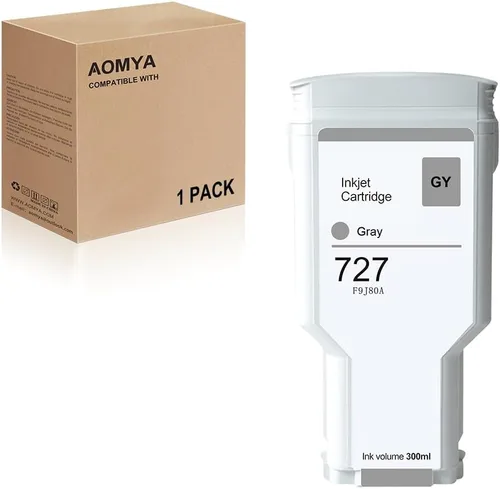 Vista 7 de Aomya 6 cartuchos de tinta compatibles 727 de 10.1 fl oz C1Q12A F9J79A F9J76A F9J77A F9J78A F9J80A para impresoras DesignJet T920 T930 T1500 T1530