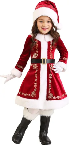 Vista 2 de Disfraz de Papá Noel para niños