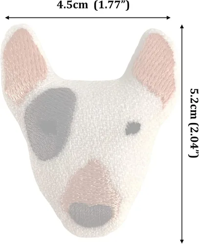 Vista 5 de COCORIBBON Lindo broche de animal de peluche para perro, gato, pequeño regalo hecho a mano para mascotas, perros, gatos, mamá, amantes, Boston