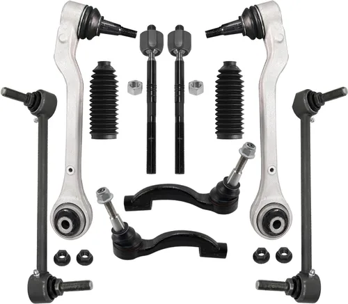 Vista 91 de Detroit Axle - Kit de suspensión delantera de 10 piezas para Jeep 2002-2004