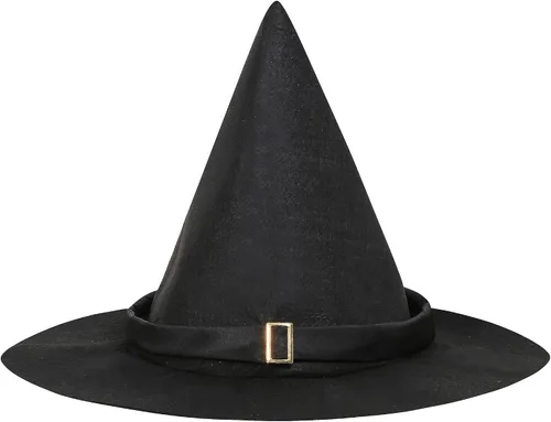 Vista 4 de yolsun Disfraz de bruja para niñas, disfraz clásico de bruja para Halloween