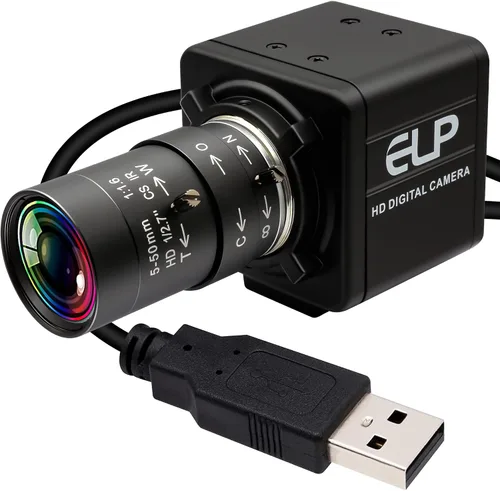 Vista 9 de Cámara USB 4K Zoom Manual Webcam 0.110-0.472 in Foco Variable Cámara PC para computadora Mini UVC USB2.0 Cámara web IMX317 Varifocal USB con cámara