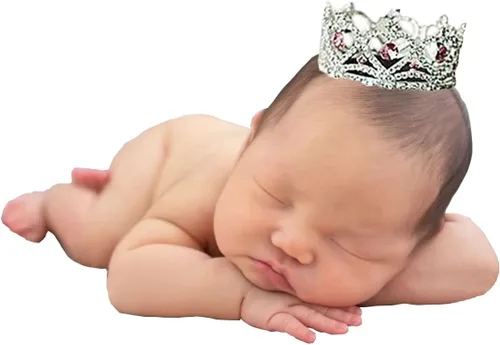 Vista 9 de Diadema para sesiones de fotos para recién nacidos, de cristal, princesa, fiesta, accesorios de fotografía