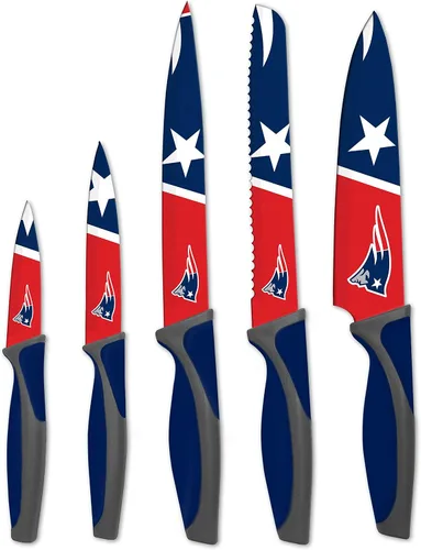 Vista 31 de The Sports Vault NFL Chicago Bears - Juego de cuchillos de cocina (5 piezas)