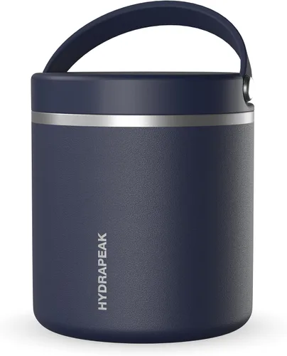 Vista 15 de Hydrapeak Tarro de alimentos aislado al vacío de acero inoxidable de 18 onzas para alimentos calientes y alimentos fríos, tarro de sopa a prueba