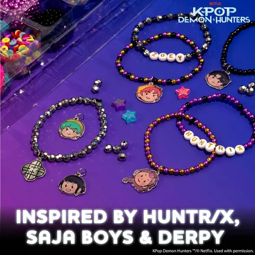Vista 5 de Horizon Group USA Kit de fabricación de joyas, Kpop Demon Hunters