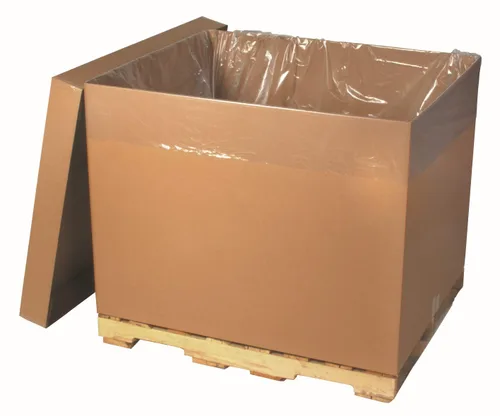 Vista 3 de Top Pack Supply Cubiertas para tarimas, 3 mil, 51 x 49 x 73 pulgadas, transparentes (paquete de 50)