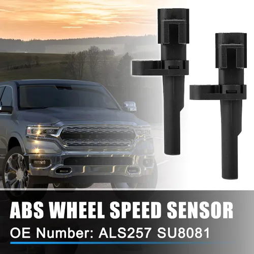 Vista 2 de X AUTOHAUX Sensor de velocidad de rueda ABS, sensor de freno trasero izquierdo o derecho, ubicación, apto para Ram 1500 2011-2012 para Dodge