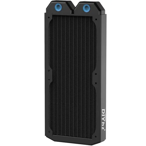 Vista 13 de Radiador de Refrigeración por Agua para Computadora, Intercambiador de Calor de Aluminio de 8 Tubos, Radiador de Refrigeración Líquida con Rosca