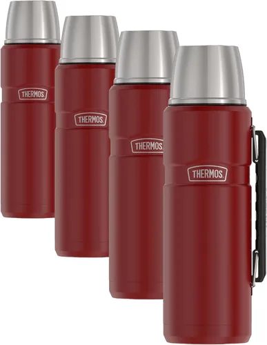 Vista 9 de THERMOS Botella de bebidas con aislamiento de vacío King SK2010 de acero inoxidable, 40 onzas, acero inoxidable