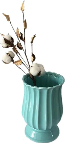 Vista 2 de EXCEART Tallos de algodón de 17.71 pulgadas, ramas de algodón sintético para decoración del hogar, centros de mesa de boda, arreglos florales