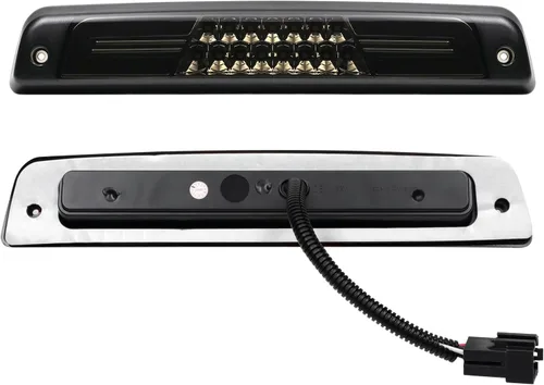 Vista 3 de Luz de freno LED de reemplazo para tercera luz para Ram 1500 1994-1997 y 1999-2001 / Ram 2500 3500 1994-1997 y 1999-2002, luz de carga de alto lente