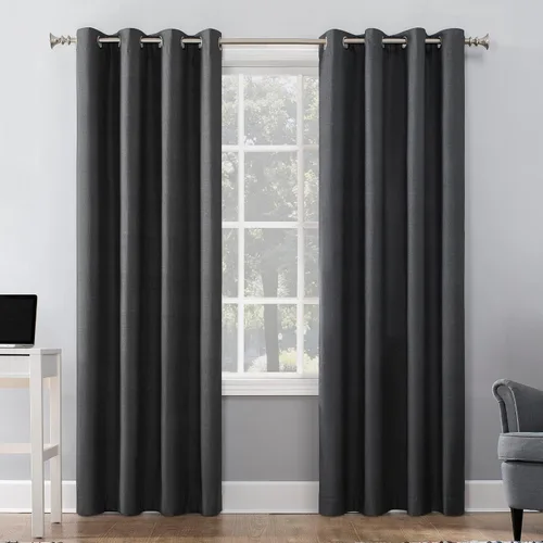 Vista 43 de Sun Zero Columbia - Paquete de 2 paneles de cortinas térmicas con ojales, par, 100 % opacas, ahorro de energía, 50 x 84 pulgadas, azul brumoso Azul