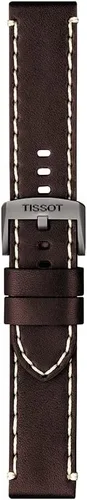 Vista 2 de Tissot Tissot Chrono XL 316L caja de acero inoxidable con revestimiento de PVD gris Reloj de cuarzo, marrón, cuero, 22 (T1166173604700), Marrón