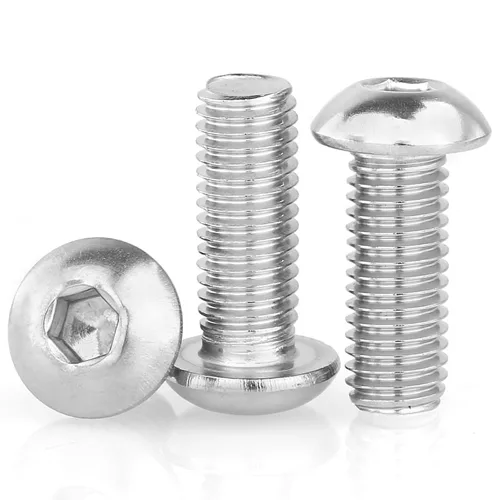 Vista 13 de Tornillo de Cabeza de Botón M3-0.5x12mm con Enchufe de Casquillo, Tornillos M3 de 12mm Métricas, Tornillos Allen Hexagonales, Acero Inoxidable