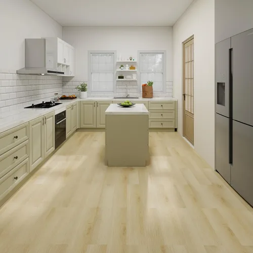 Vista 4 de MULGREAT Paquete de 6 muestras de azulejos para despegar y pegar, suelo de vinilo impermeable con aspecto de madera, tablón de lujo autoadhesivo
