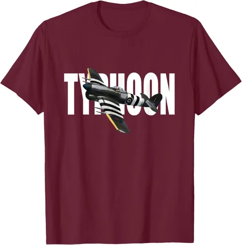 Vista 12 de RAF Hawker Typhoon WW2 Fighter Aircraft T-Shirt