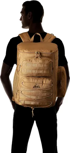 Vista 7 de Mochila enfriadora, táctica, aislada. Resistente, extra grande, a prueba de fugas para senderismo, camping, playa. Bono, herramienta multiusos