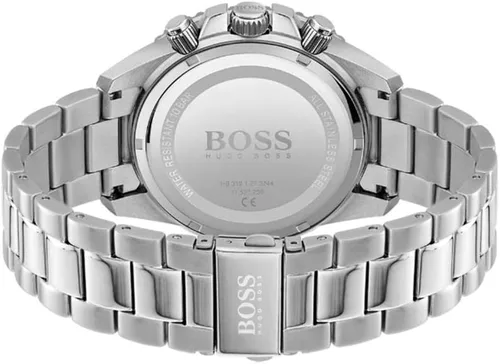 Vista 3 de BOSS Center Court Reloj cronógrafo de acero inoxidable para hombre, resistente al agua