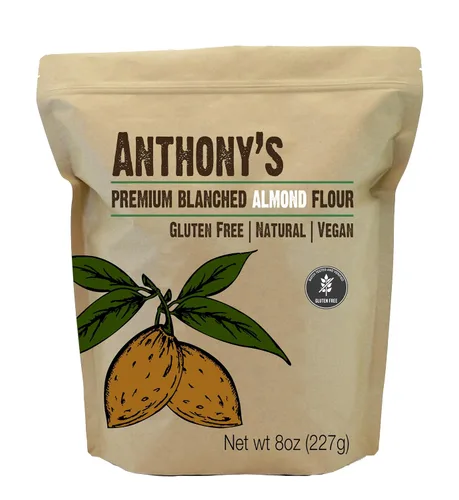 Vista 8 de Anthony's Harina de almendras blanqueadas, 2 libras, finamente molida, sin gluten, sin OGM, vegana, apta para Keto