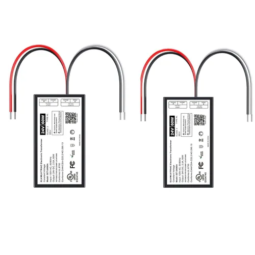 Vista 11 de Controlador LED regulable de 12 V, transformador LED Triac ELV/MLV de 60 W compatible con interruptores Lutron y Leviton, fuente de alimentación