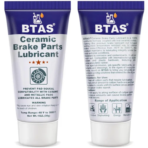 Vista 9 de BTAS Grasa de freno para lubricante de piezas de freno,Pinza deslizante pasador y lubricante de almohadilla,Grasa de freno de silicona de cerámica