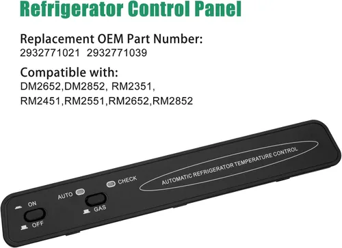 Vista 6 de 2932771021 Reemplazo del kit de placa de circuito, el panel de control del refrigerador reemplaza 2932771039 DM2652 DM2852 RM2351 RM2451 RM2551