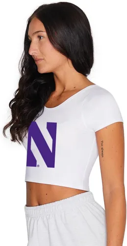Vista 106 de Lojobands Camiseta corta ajustada para mujer, hecha en Estados Unidos, talla única