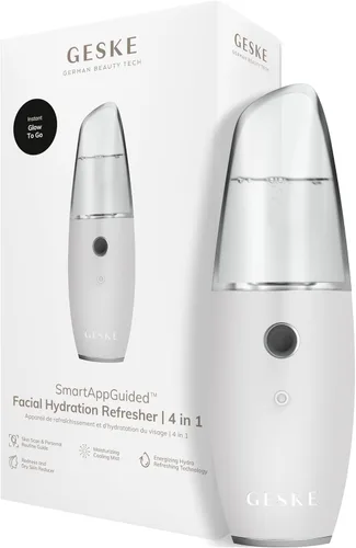 Vista 17 de GESKE SmartAppGuided™ - Refrescante de hidratación facial 4 en 1 Atomizador de agua Máquina de pulverización hidratante Rociador facial