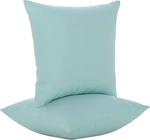 Vista 29 de JMGBird Almohadas impermeables para exteriores de 18 x 18 pulgadas para muebles de patio, cama, sofá y sofá Almohadas de exterior con inserto