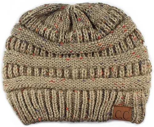 Vista 420 de C.C Trendy Warm Chunky Soft Stretch Cable Knit Beanie