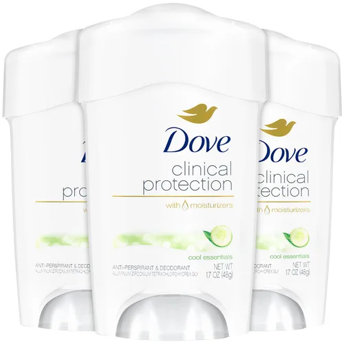 Vista 16 de Dove Clinical + Care Clinical Protection Antitranspirant Cool Essentials con suero nutritivo 96 horas de protección contra olores 1.7 onzas