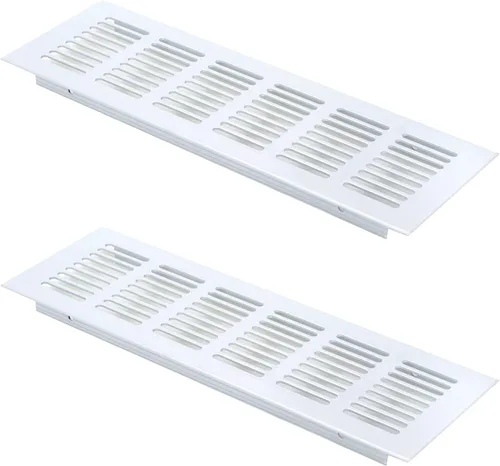 Vista 13 de Geesatis Cubiertas de Ventilación de Aire para Piso, Gabinete, Pared, Techo – Rejilla de Aluminio de Servicio Pesado Resistente a la Oxidación