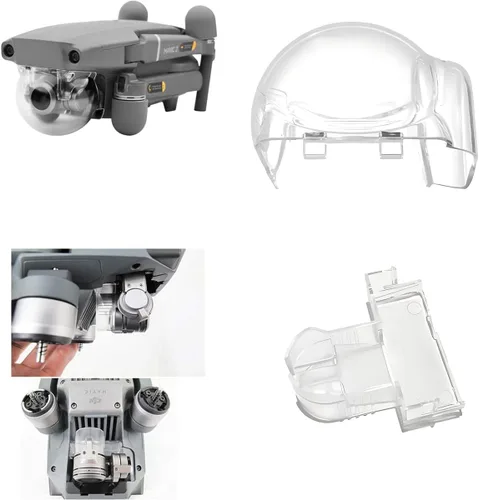 Vista 2 de Cubierta de cardán transparente y bloqueo de abrazadera para DJI Mavic Pro, accesorio de caja de transporte