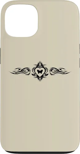 Vista 7 de Butterfly Heart Tattoo Fairycore y2k Grunge Egirl Aesthetic Case for iPhone 17