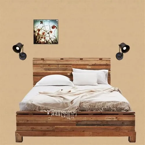 Vista 3 de Luces de pared LED industriales retro, aplique de bombilla E27 para dormitorio y sala de estar, accesorio decorativo hacia arriba, iluminación