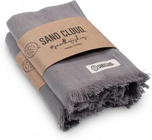 Vista 7 de Sand Cloud Toallas de baño turcas de 2 capas para baño, paquete de 2 Clásico - Gris