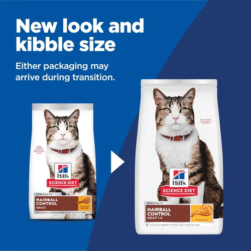 Vista 2 de Hill's Science Diet - Alimento seco para gatos con control de bola de pelo para adultos de 1 a 6 años