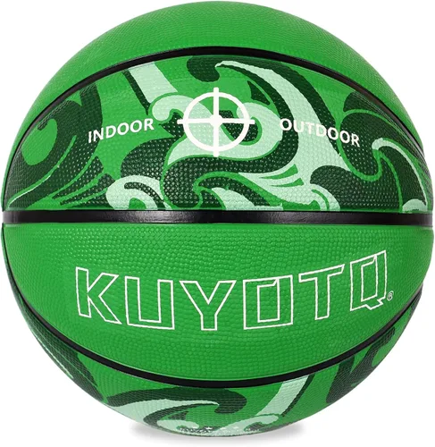 Vista 9 de KUYOTQ Baloncesto para Niños Pequeños Jóvenes Adultos Talla (3~7) Baloncesto de Goma Engrosada o Cuero Pequeño Mini Baloncesto Tacto Suave