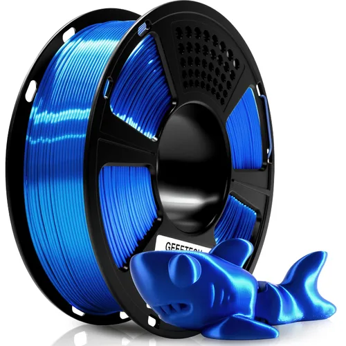 Vista 51 de GEEETECH Filamento PLA de color dorado sedoso de 0.069 libras, filamento de seda brillante para impresora 3D, carrete de 2.2 libras, precisión