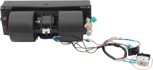 Vista 7 de Ensamble de evaporador de aire acondicionado A/C, enfriamiento por calor del evaporador, 258 CFM 3 velocidades 8A 80W 12V Ensamble de calentador