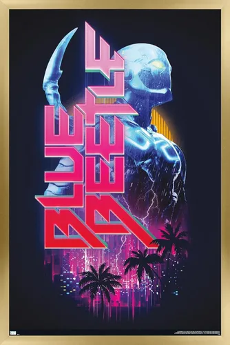 Vista 15 de Trends International Póster de pared de DC Comics Movie Blue Beetle Versión sin marco